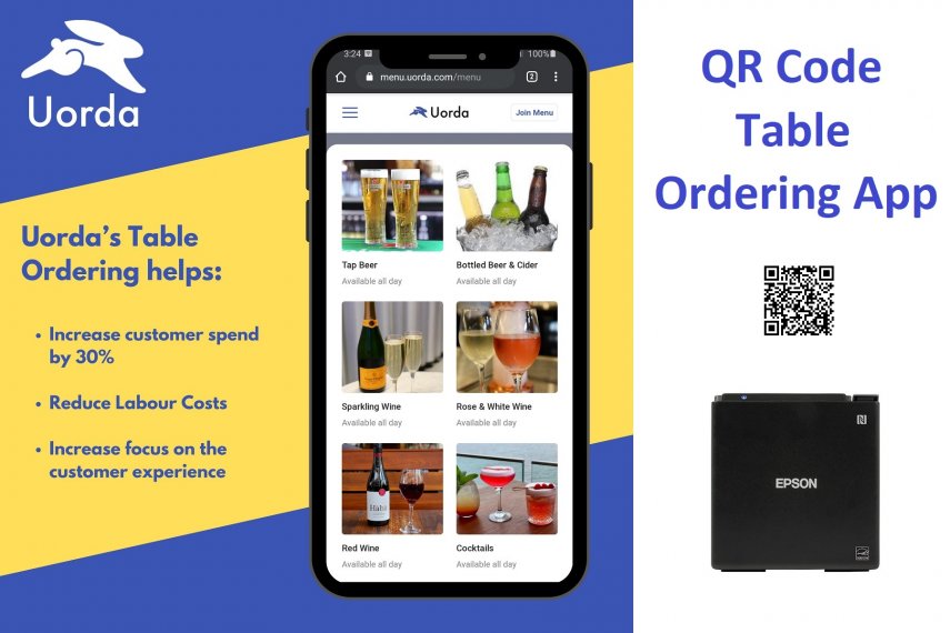 Uorda Contactless Mobile Ordering System