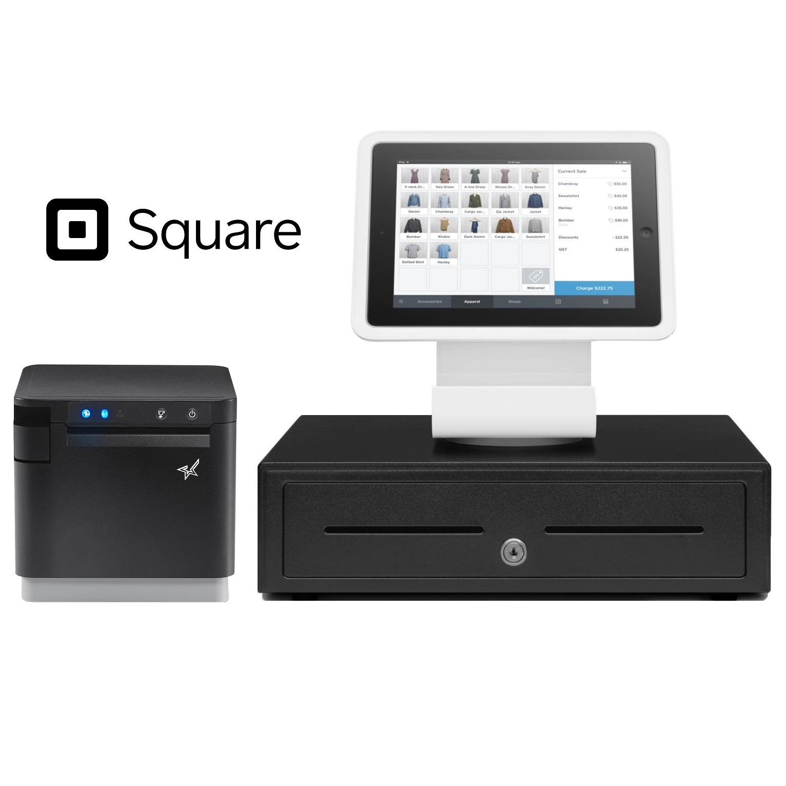 Square Stand Pos Hardware Bundle 1 Cash Register Warehouse