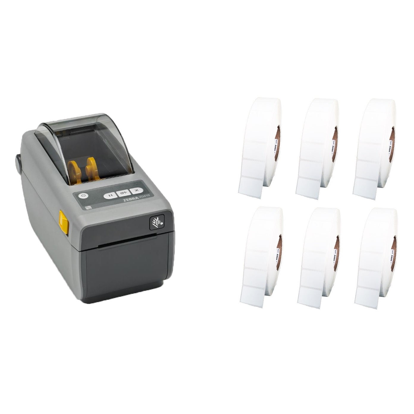 Zebra Zd410 Label Printer 40mm X 28mm Labels Bundle Cash Register Warehouse 0369