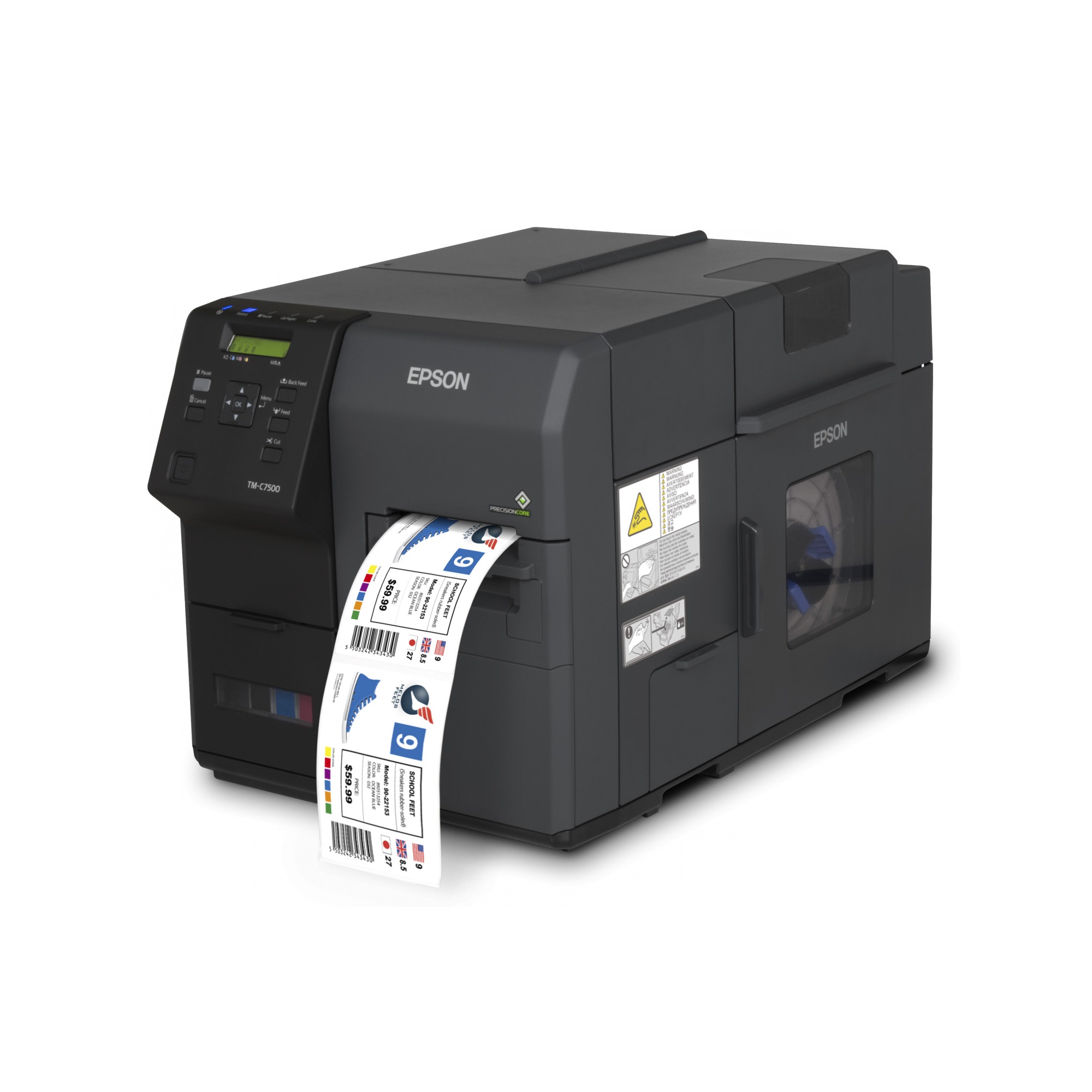 Epson Colorworks Tm C7500g Inkjet Colour Label Printer With Take Up Tm C7500g 312 Cash 7162