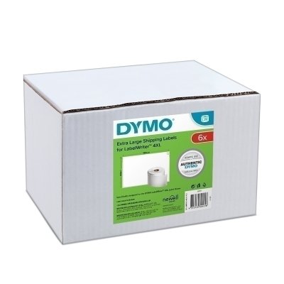 Dymo 104mm x 159mm Shipping Labels - 6 Pack