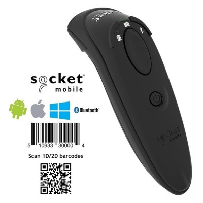 Socket DuraScan D740 2D Bluetooth Barcode Scanner Black