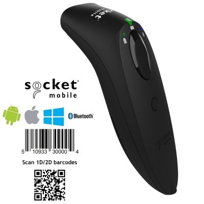 SocketScan S720 2D Bluetooth Barcode Scanner & QR Code Reader Black