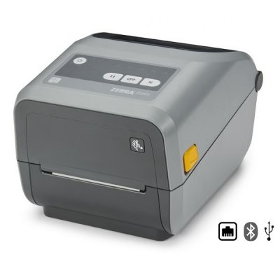 Zebra ZD421 300dpi 4" Thermal Transfer Label Printer with Bluetooth, USB & Ethernet Interface